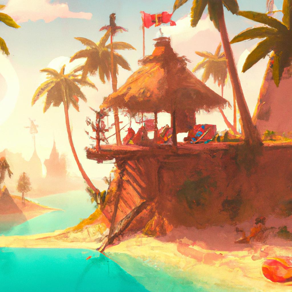Imagem de capa do post "Descubra o Significado de Sonhar com Praia e Jogo do Bicho!" com um desenho digital