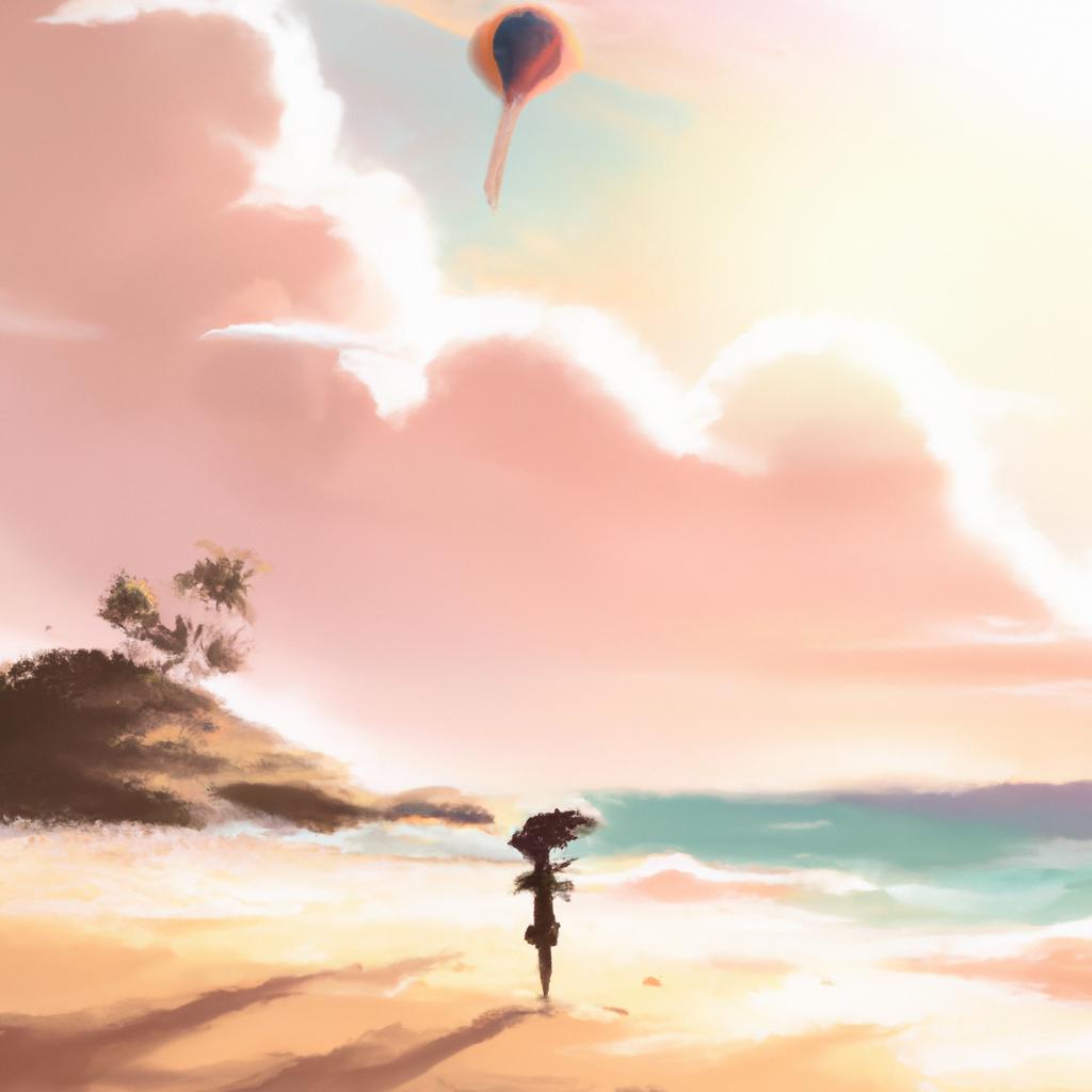 Imagem de capa do post Sonho com Praia: Descubra o Significado! com um desenho digital
