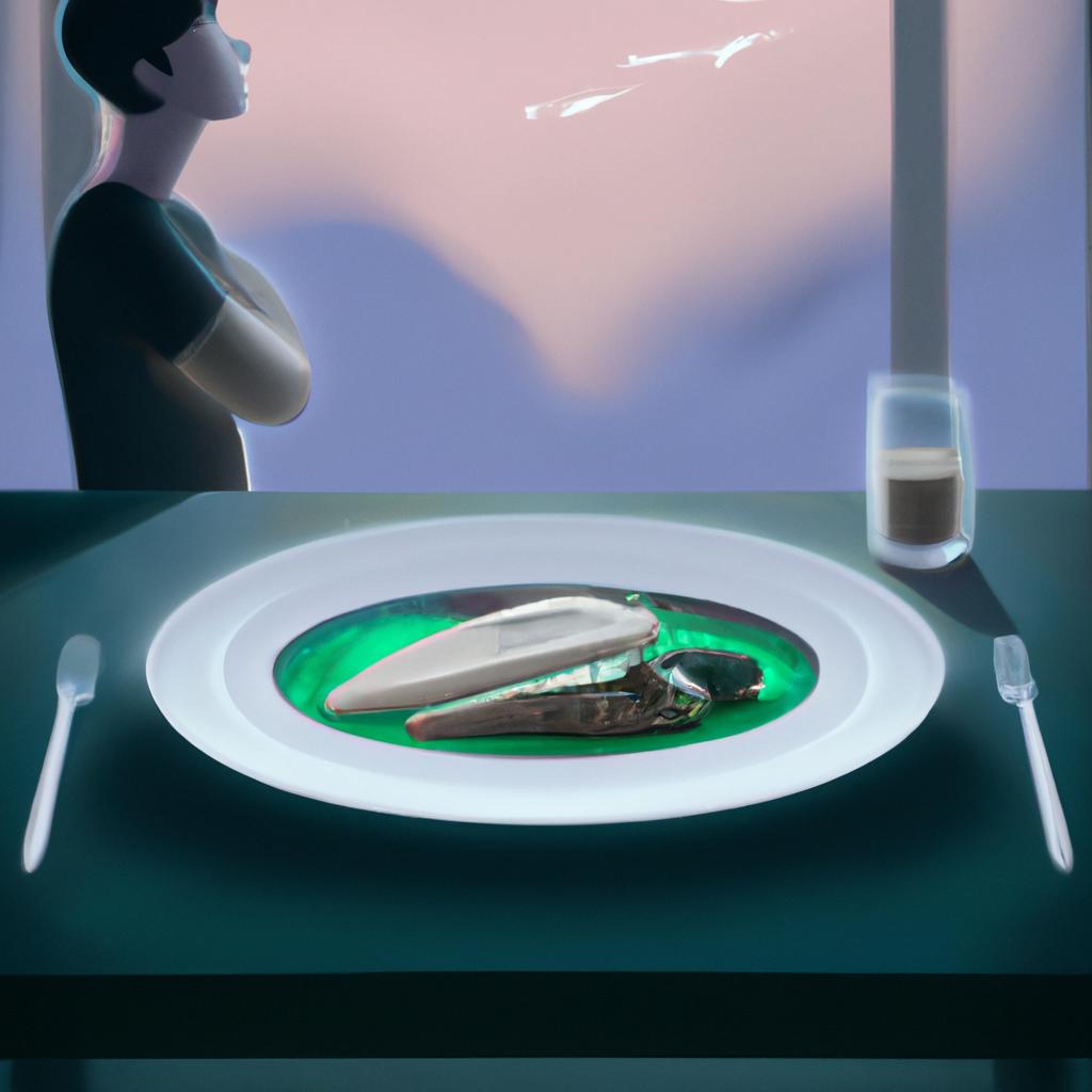 Imagem de capa do post Sonhar com Prato de Comida: O Que Significa? com um desenho digital