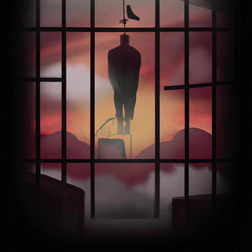 Imagem de capa do post "Descubra o Significado de Sonhar com Prisão de Alguém" com um desenho digital