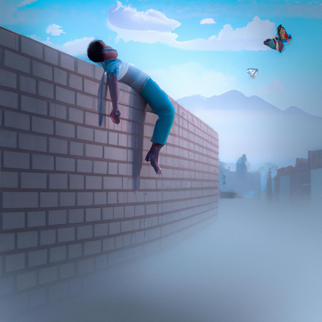sonhar com pular muro4