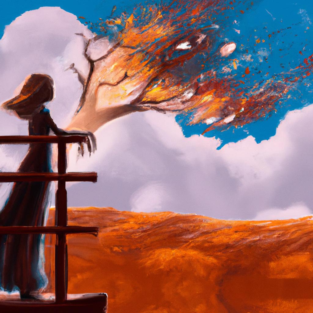 Imagem de capa do post "Sonhar com Quem Já Morreu: Descubra o Significado!" com um desenho digital