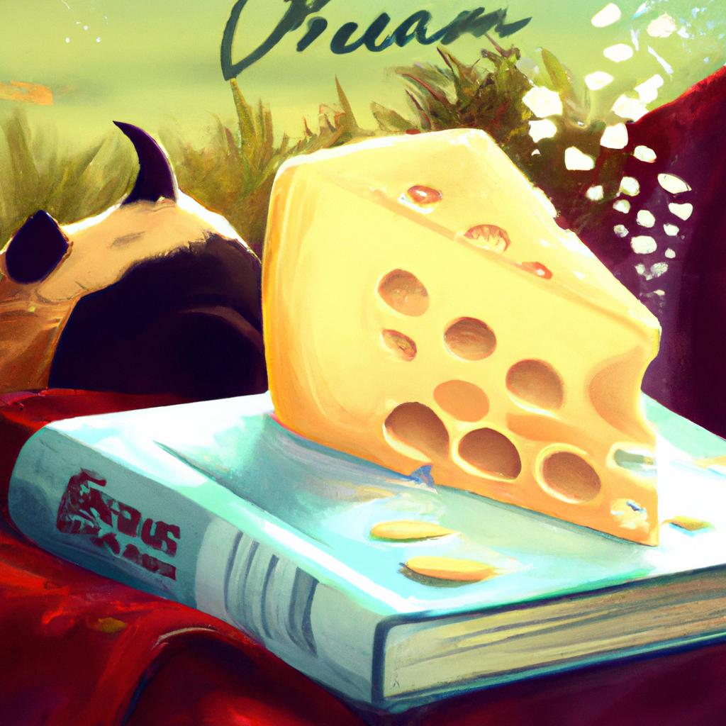 Imagem de capa do post "Queijo Livro dos Sonhos: Descubra o Significado dos Seus Sonhos!" com um desenho digital