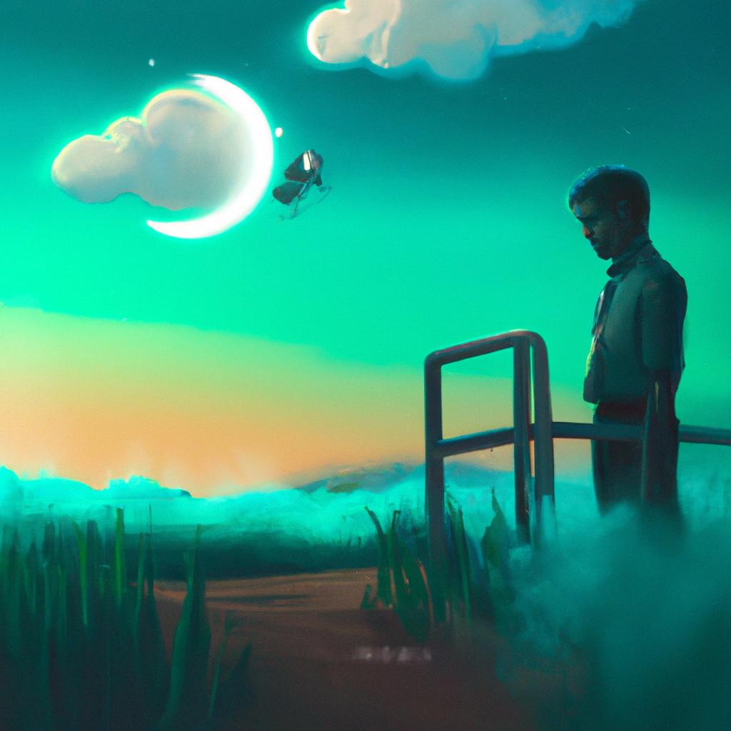 Imagem de capa do post "Descubra o Significado Quando Sonhar com Quem Já Faleceu!" com um desenho digital