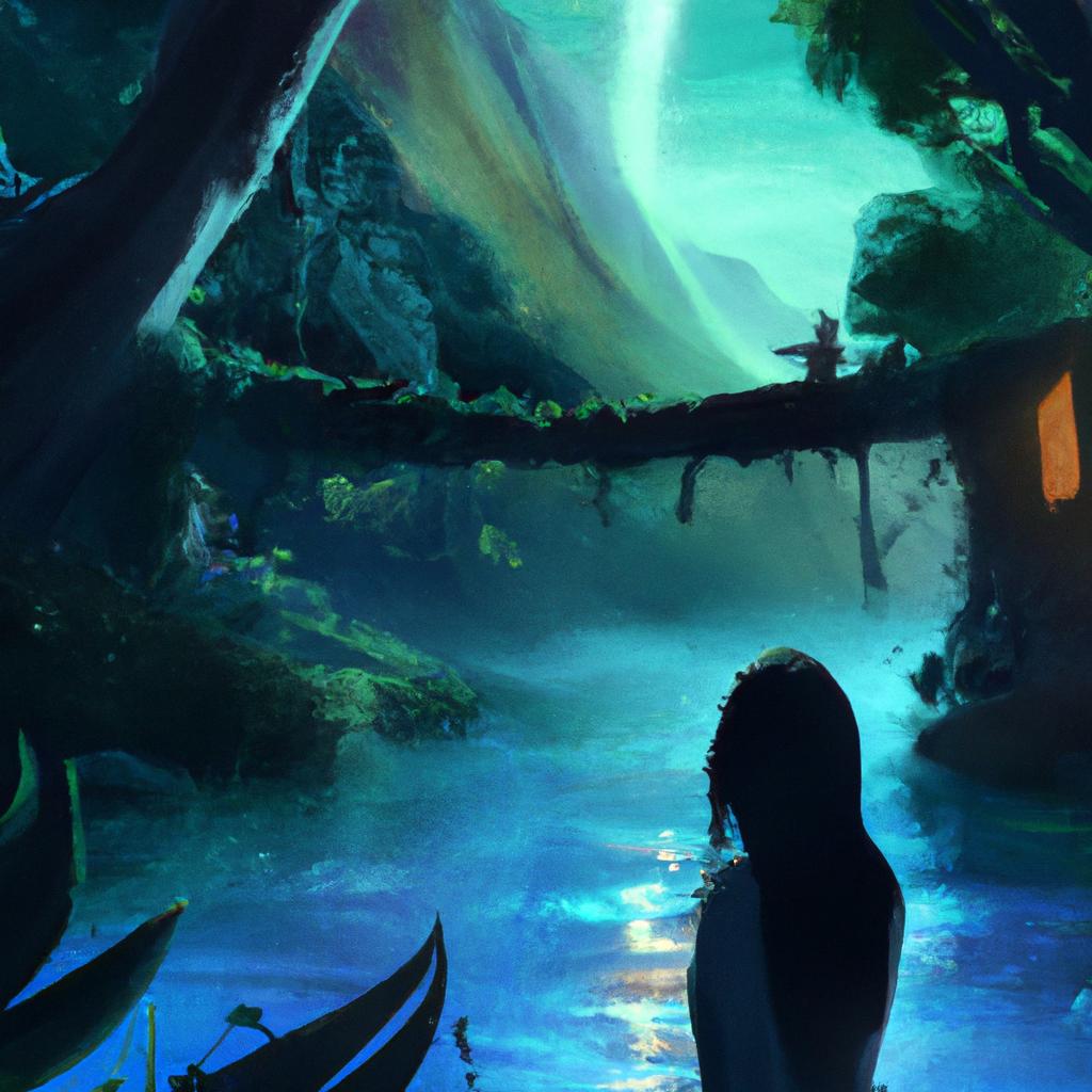 Imagem de capa do post "Descubra o Significado de Sonhar com Rio de Água Limpa!" com um desenho digital
