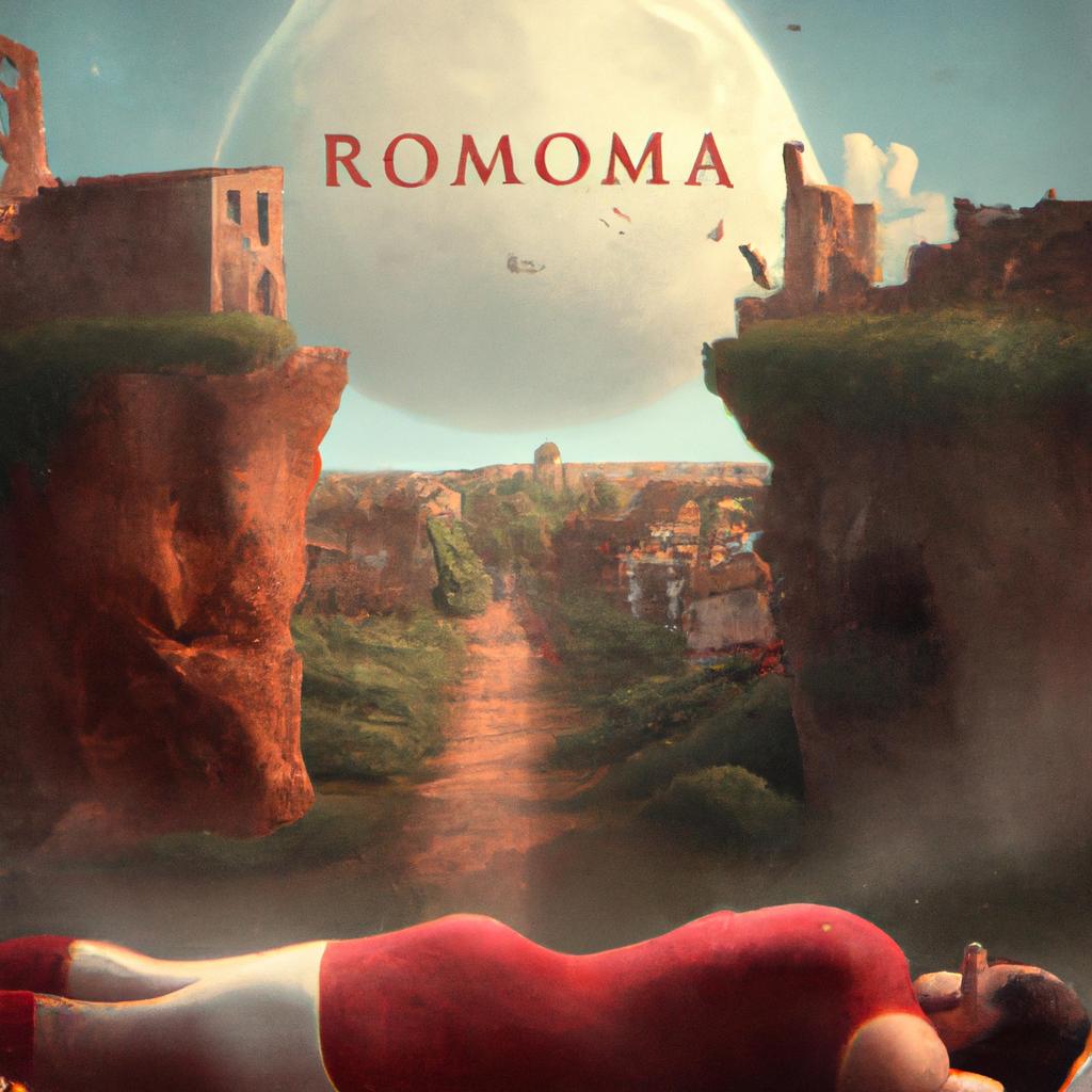 Imagem de capa do post "Descubra o Significado do Sonho com Roma Gigante!" com um desenho digital