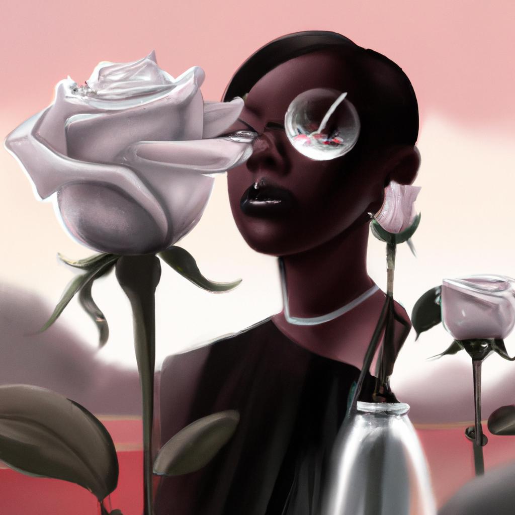 Imagem de capa do post "Sonhar com Rosas Pretas: Descubra o que Significa!" com um desenho digital
