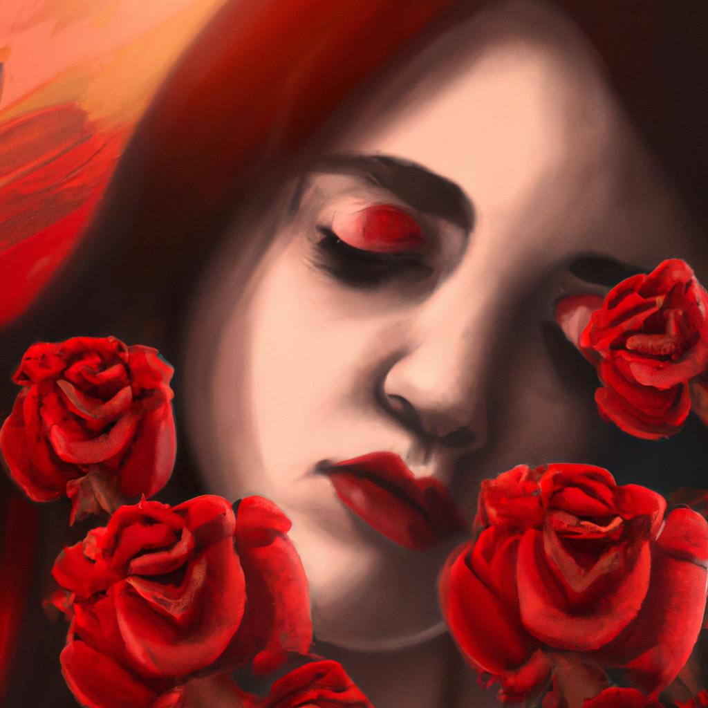 Imagem de capa do post Descubra o Significado de Sonhar com Rosas Vermelhas! com um desenho digital