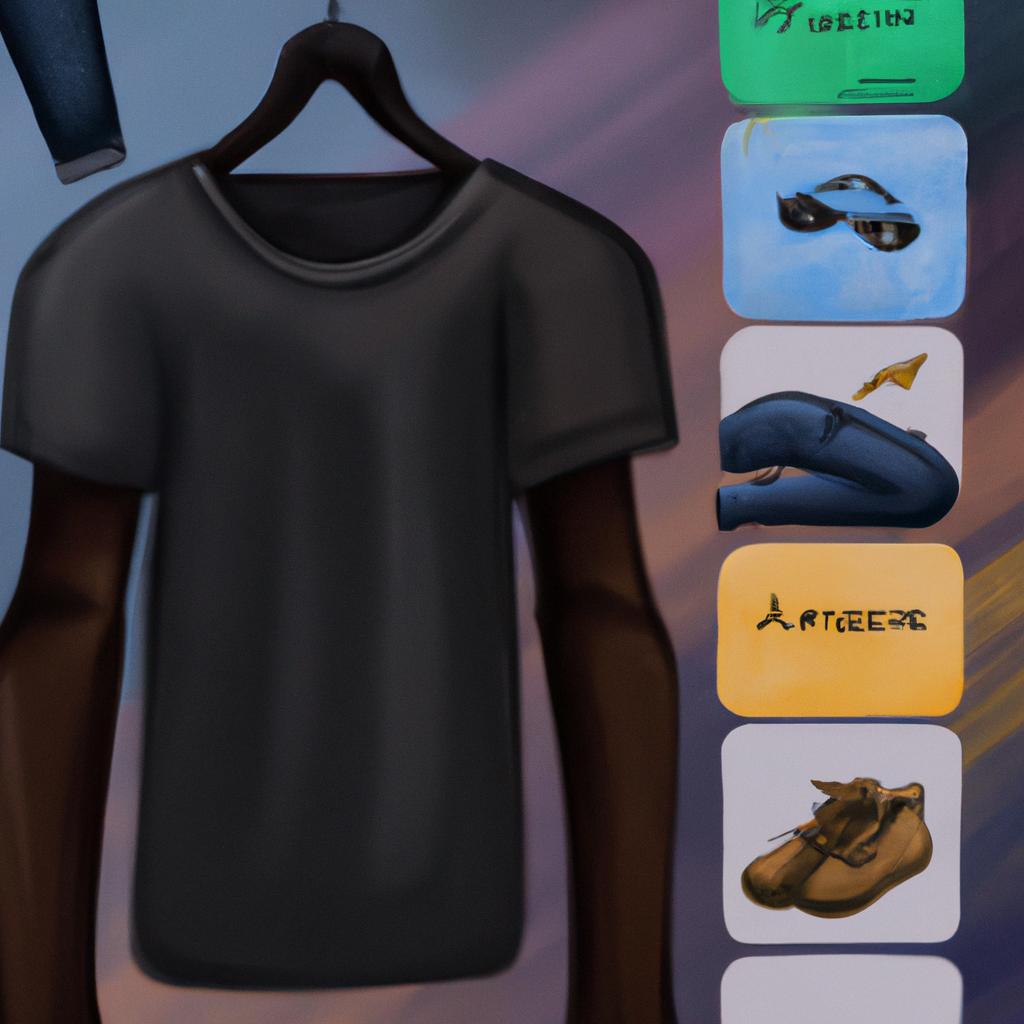 Imagem de capa do post "Descubra o Significado de Sonhar com Roupas Novas com Etiquetas!" com um desenho digital