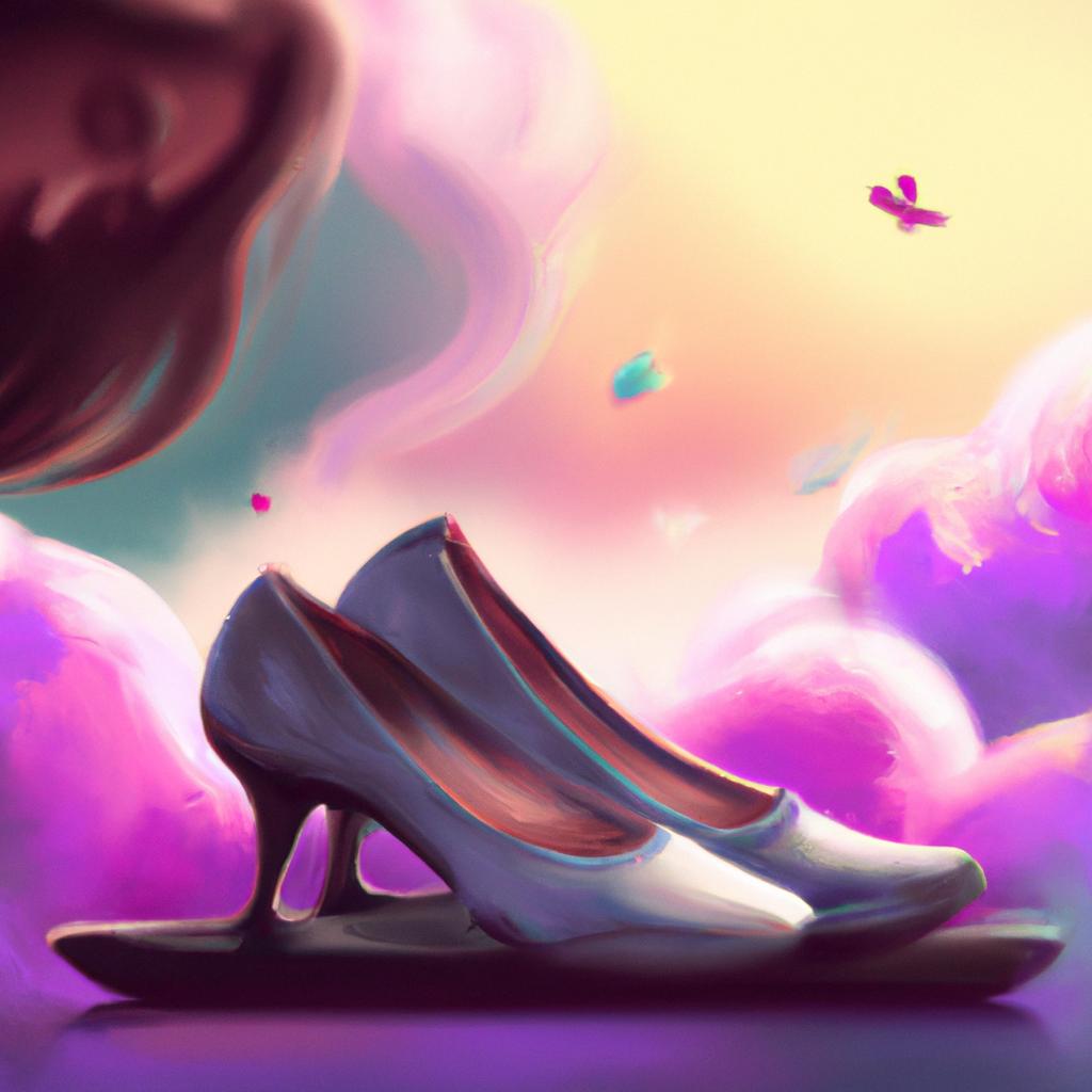 Imagem de capa do post "O Que Significa Sonhar com Sapatos Femininos? Descubra!" com um desenho digital