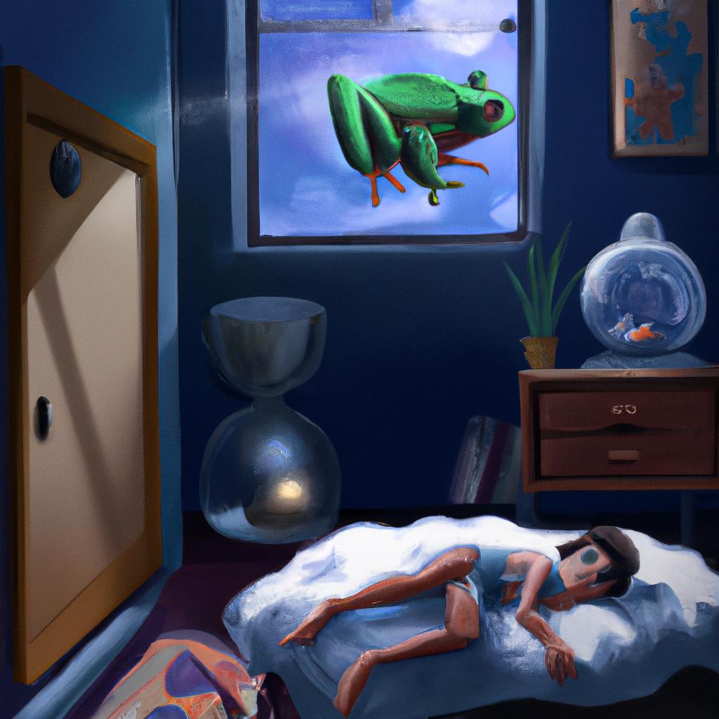 sonhar com sapo dentro do quarto2