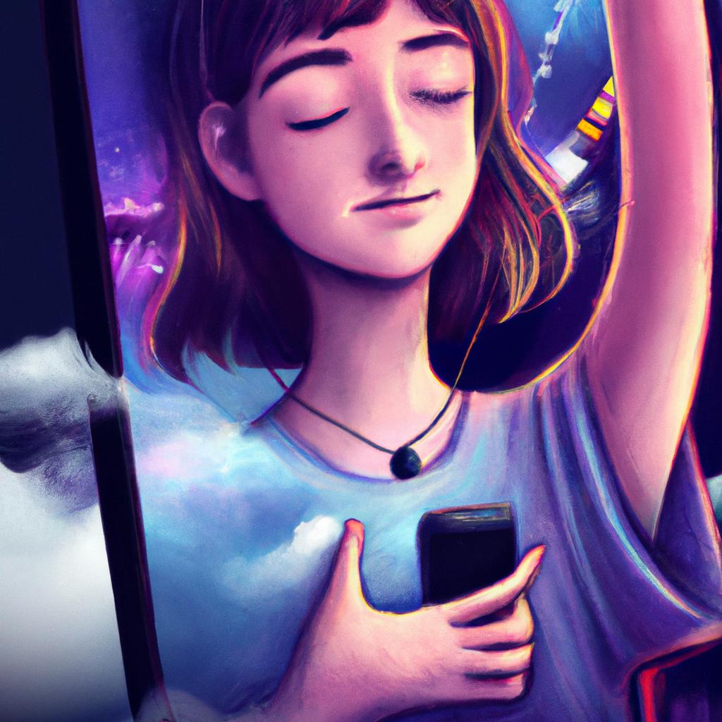 Imagem de capa do post "Descubra o que Significa Sonhar com Selfie!" com um desenho digital