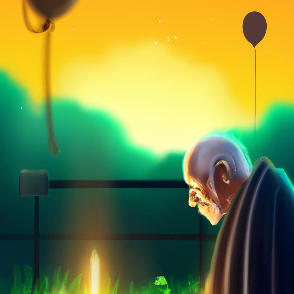 Imagem de capa do post "Descubra o Significado do Sonho com Seu Pai Morto" com um desenho digital