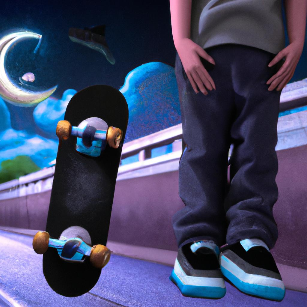 Imagem de capa do post Descubra o Significado de Sonhar com Skate! com um desenho digital