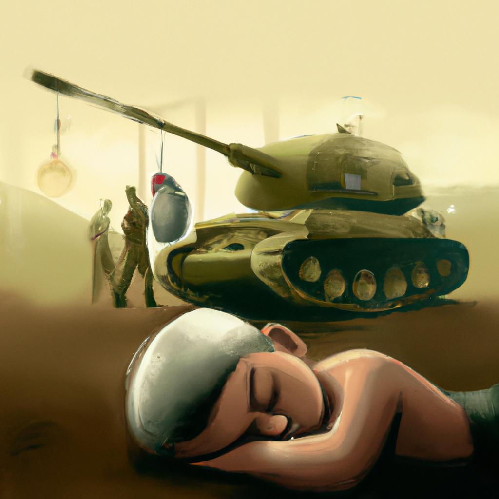 Imagem de capa do post "Descubra o Significado de Sonhar com Soldado do Exército!" com um desenho digital