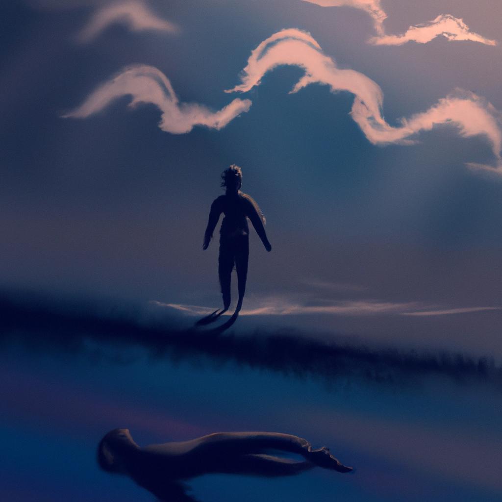 Imagem de capa do post "Descubra o Significado de Sonhar com Sombra Negra!" com um desenho digital