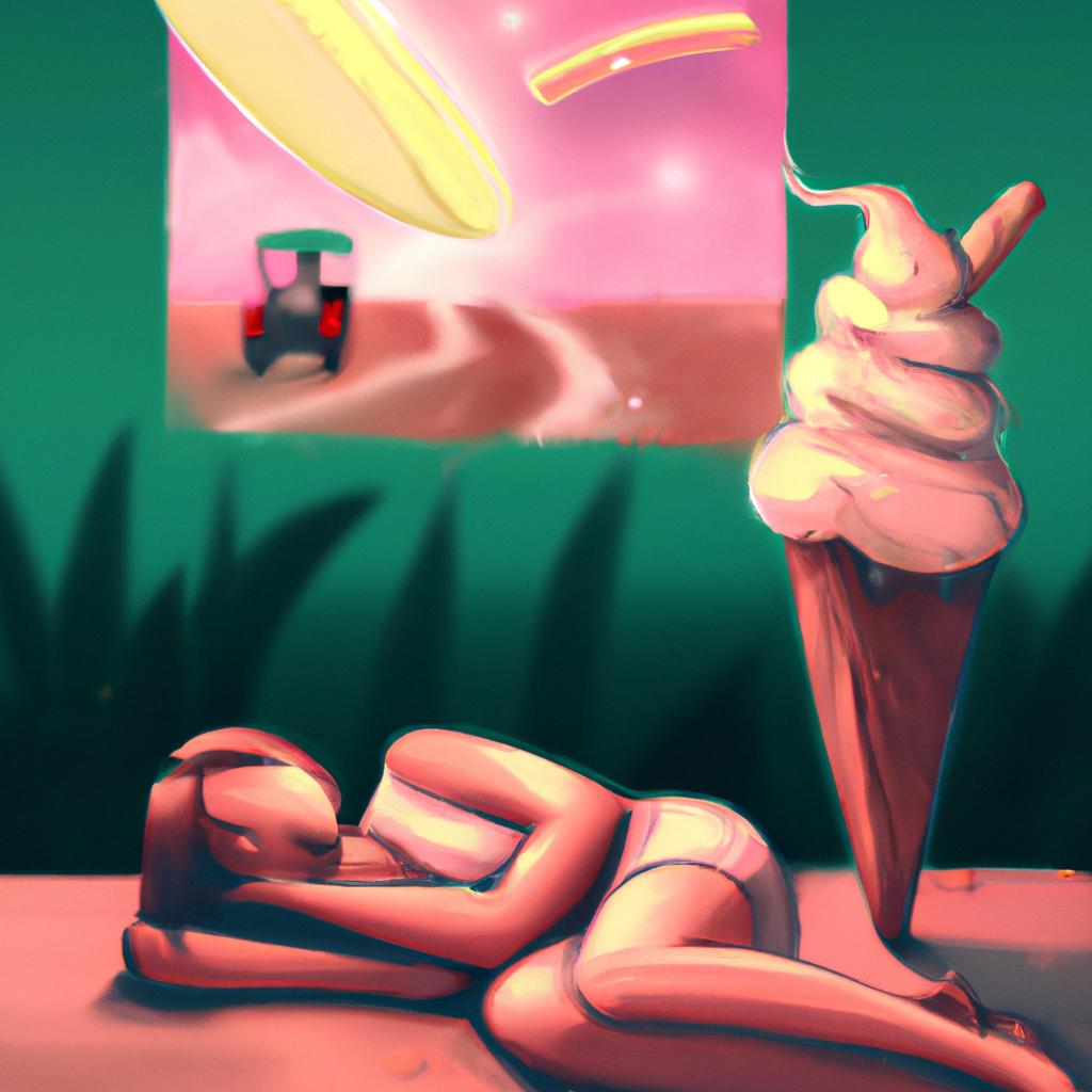 Imagem de capa do post Sonhar Com Sorvete de Creme: Descubra O Que Significa! com um desenho digital