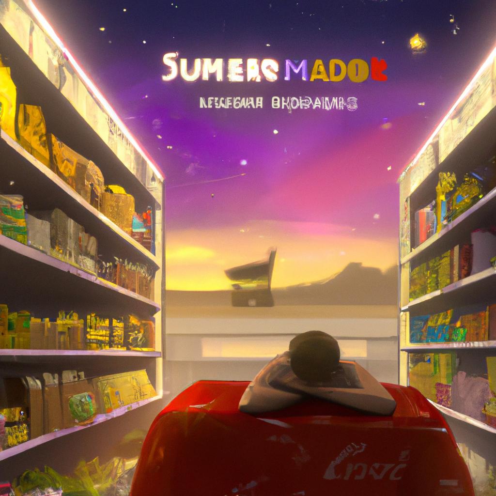 Imagem de capa do post Descubra o Que Significa Sonhar Com Super Mercado! com um desenho digital