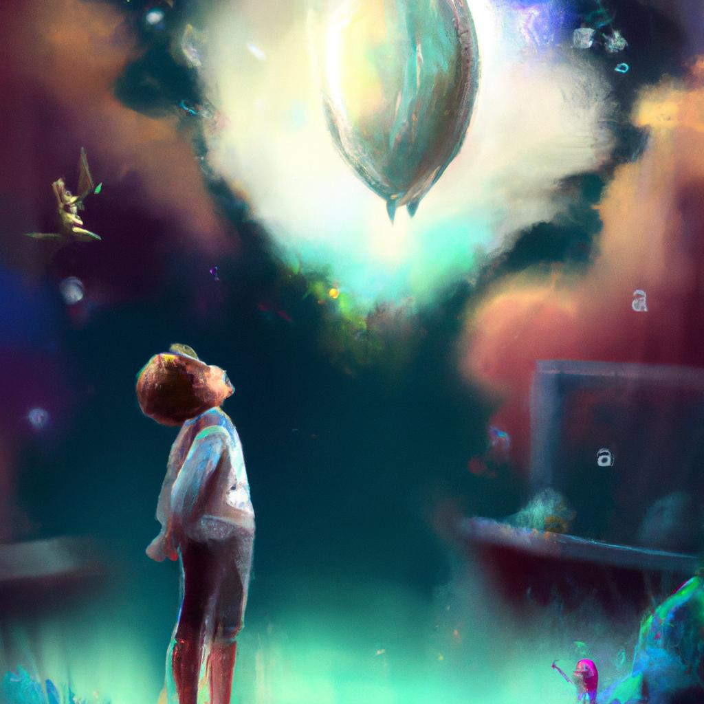 Imagem de capa do post "Sonhar com Susto: O Que Significa Esse Sonho? Descubra!" com um desenho digital