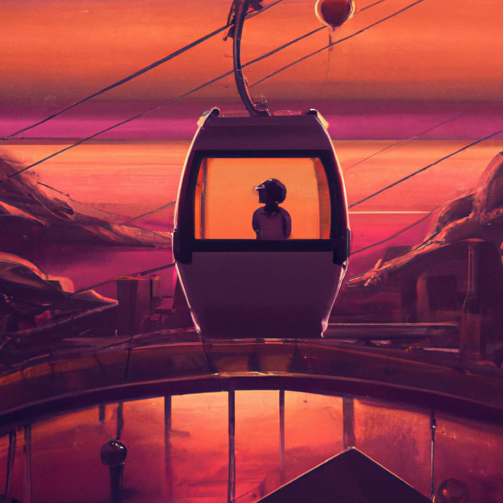 Imagem de capa do post "Descubra o Que Significa Sonhar com Teleférico!" com um desenho digital