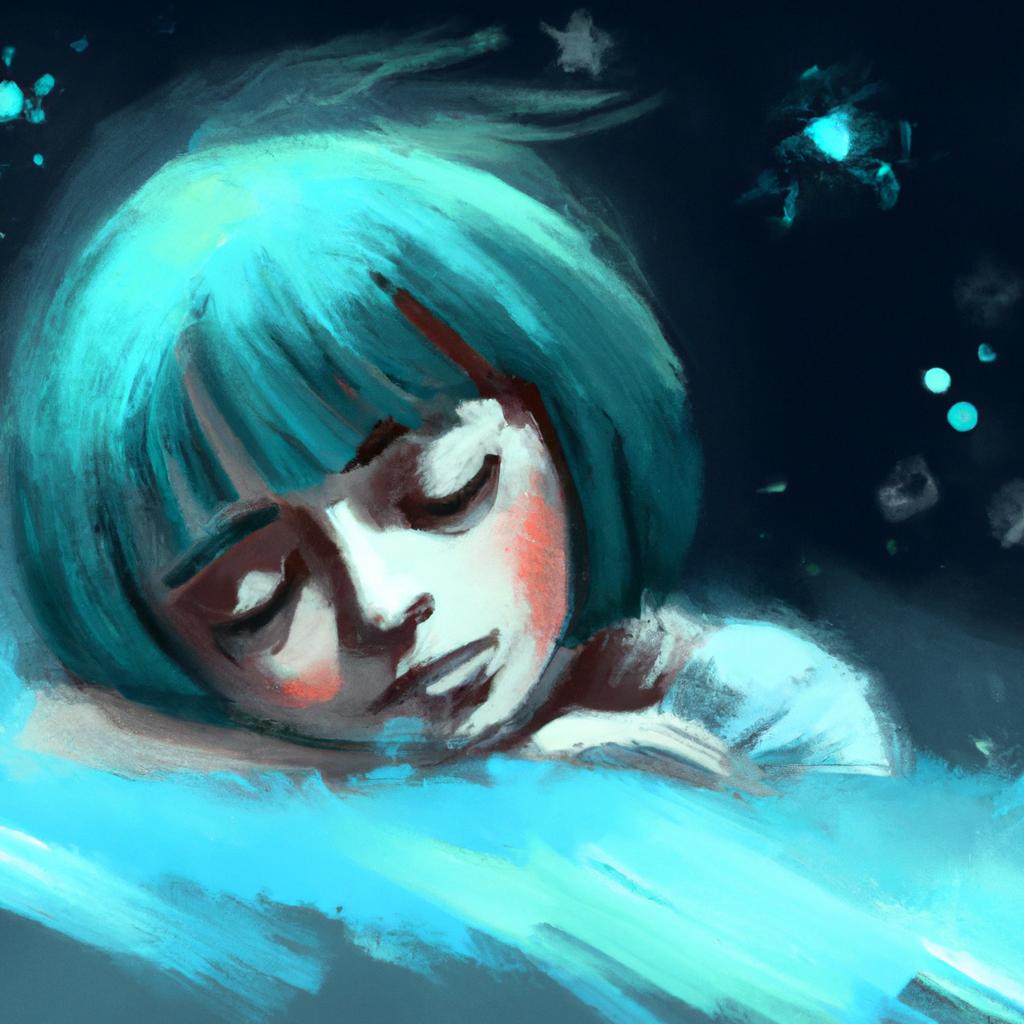 Imagem de capa do post "Sonhar com Tinta Azul: Descubra o Seu Significado!" com um desenho digital