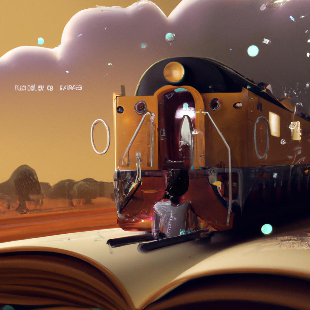Imagem de capa do post Descubra o que significa "Sonhar com Trem Livro dos Sonhos"! com um desenho digital