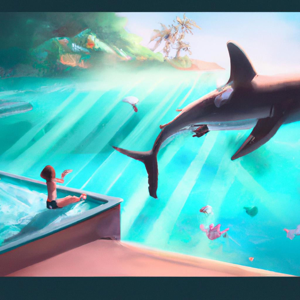 sonhar com tubarao na piscina4