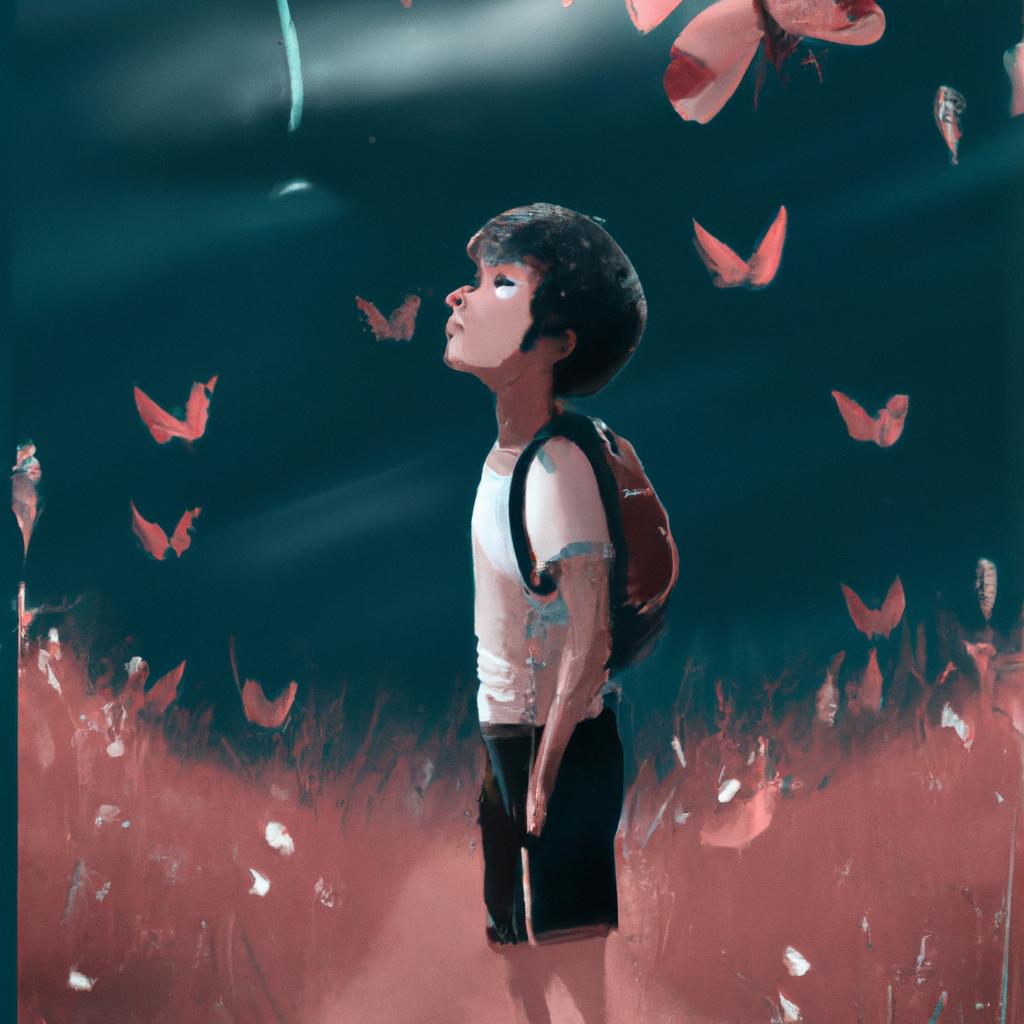 Imagem de capa do post "Sonhar com um Menino: Descubra o Significado dos Seus Sonhos!" com um desenho digital