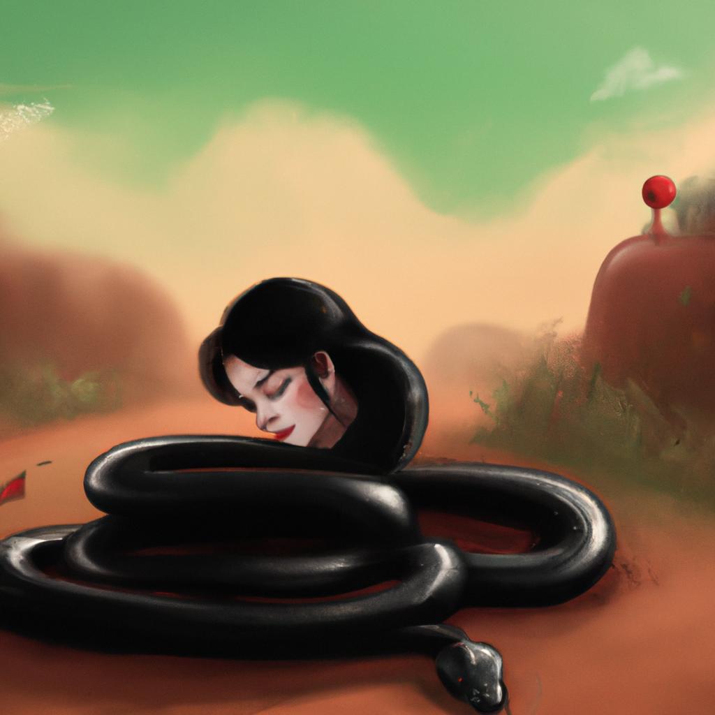 Descubra o Significado de Sonhar com Cobra Preta 4 sonhar com uma cobra preta2