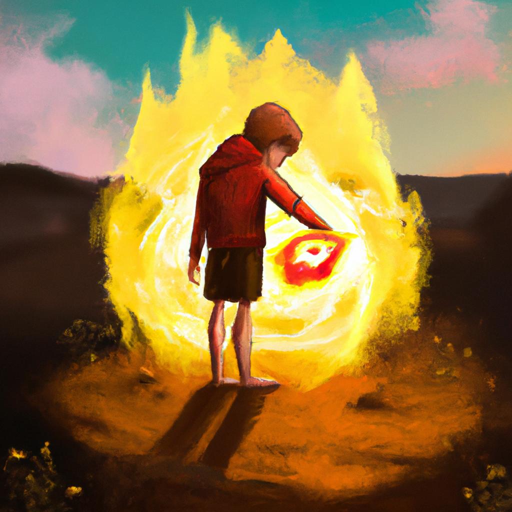 Imagem de capa do post SOnhar Com Pessoa Pegando FOGo: Descubra O Seu Significado! com um desenho digital