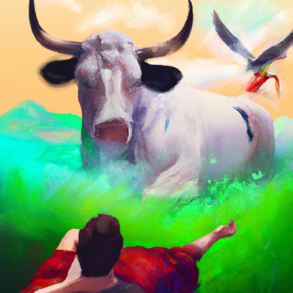 sonhar com vaca brava com chifres4