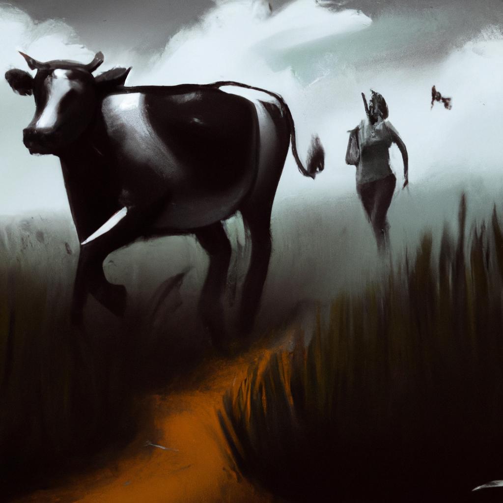 sonhar com vaca preta correndo atras de mim2