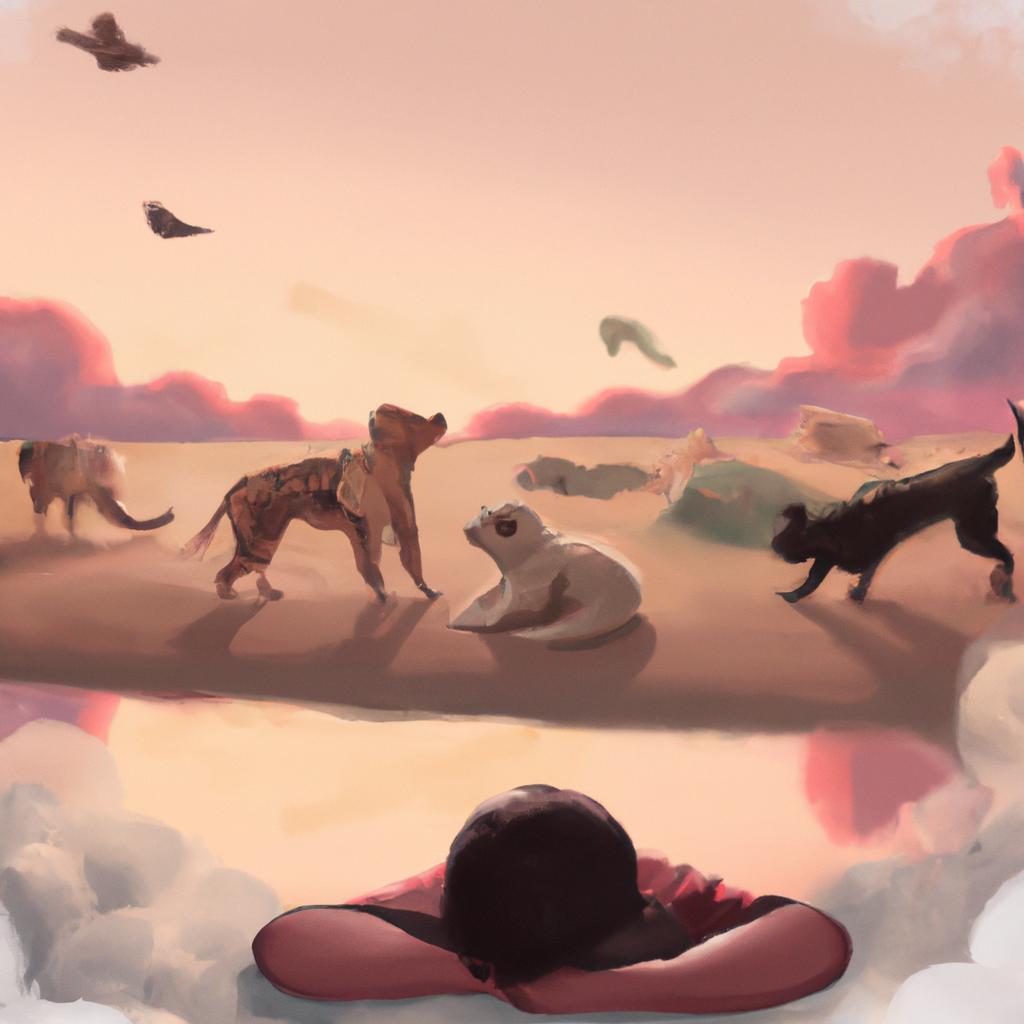 Imagem de capa do post Sonhar com Vários Cães Bravos: Descubra o Significado! com um desenho digital
