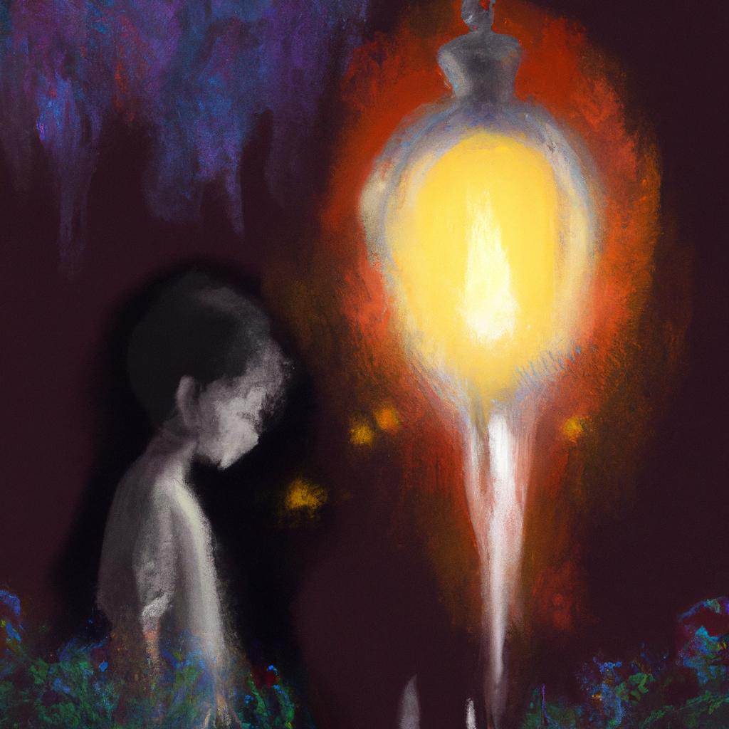 Imagem de capa do post "Sonhar com Vela Preta Apagada: Entenda seu Significado!" com um desenho digital