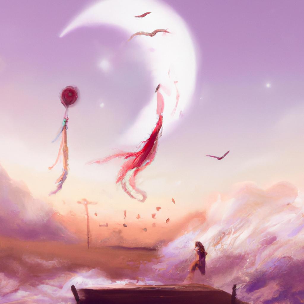 Imagem de capa do post "Sonhar com Ventania e Poeira: Entenda o Significado deste Sonho!" com um desenho digital