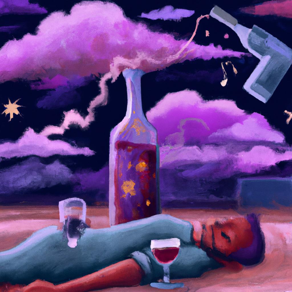 Imagem de capa do post Descubra o Significado de Sonhar com Vinho Derramado! com um desenho digital