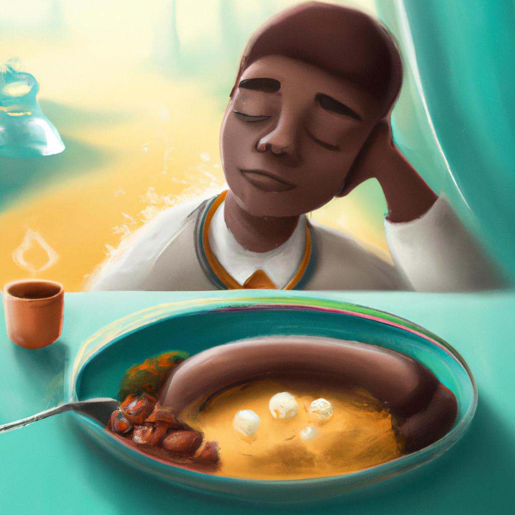 Imagem de capa do post "Sonhando Comendo Feijoada: Descubra o Significado Oculto!" com um desenho digital