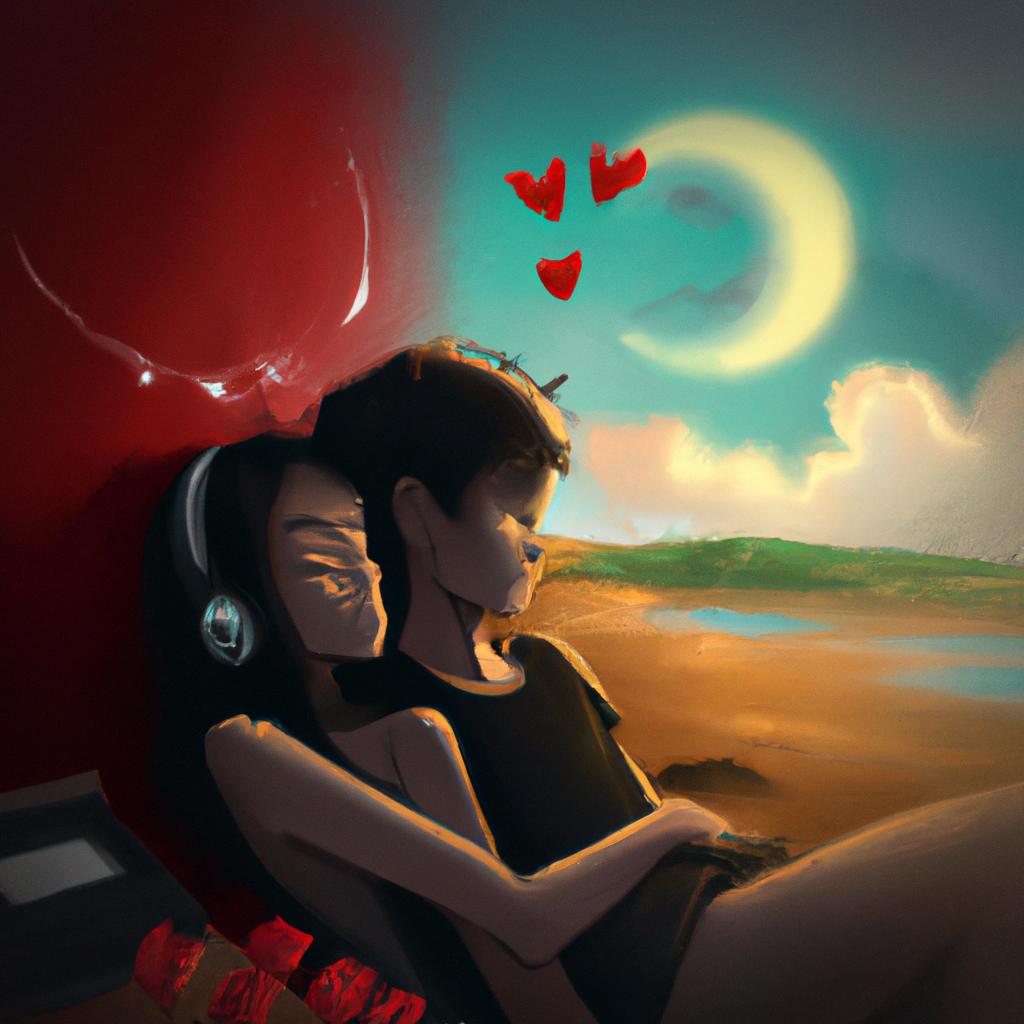Imagem de capa do post "Descubra o Significado do Sonho Namorando com Ex!" com um desenho digital