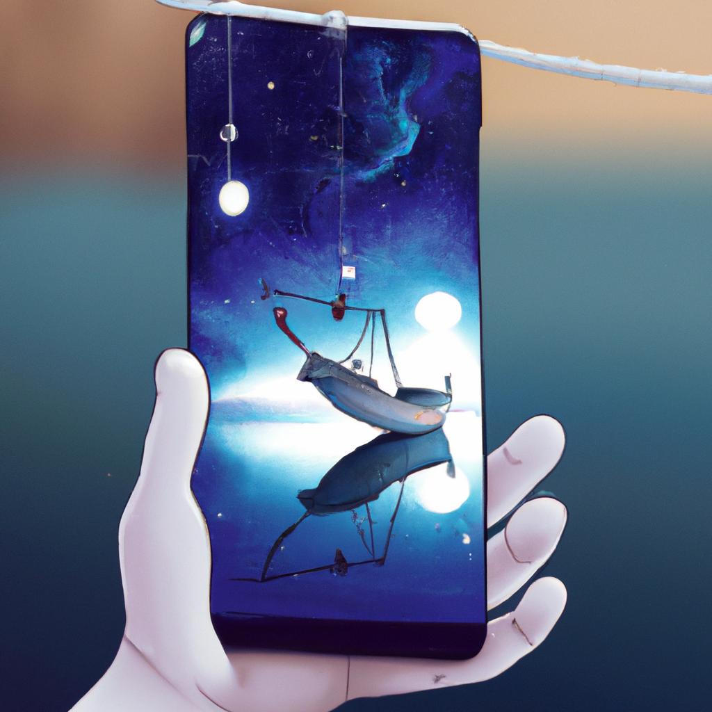 Imagem de capa do post "Sonhar Tirando Foto com Celular: Descubra o Significado dos Seus Sonhos!" com um desenho digital