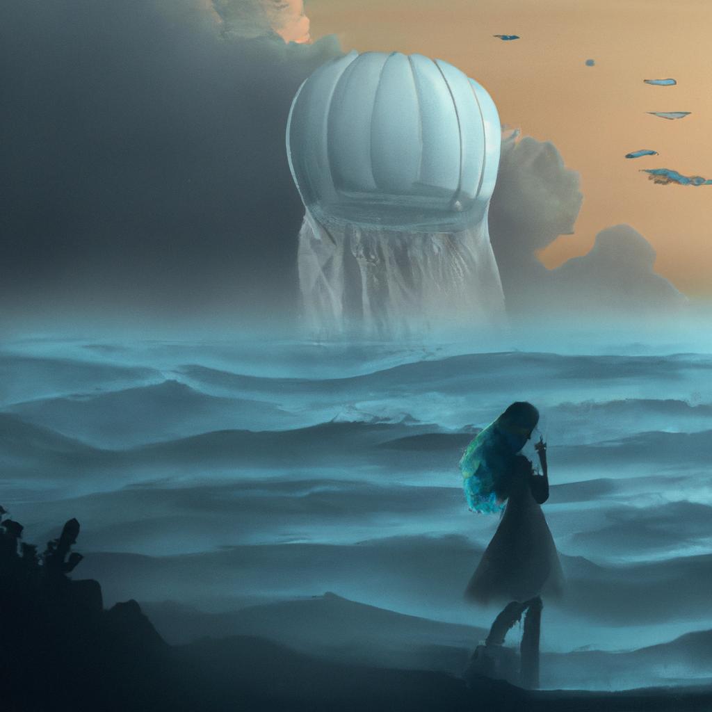 Imagem de capa do post Sonho com Água do Mar: Descubra o Significado! com um desenho digital