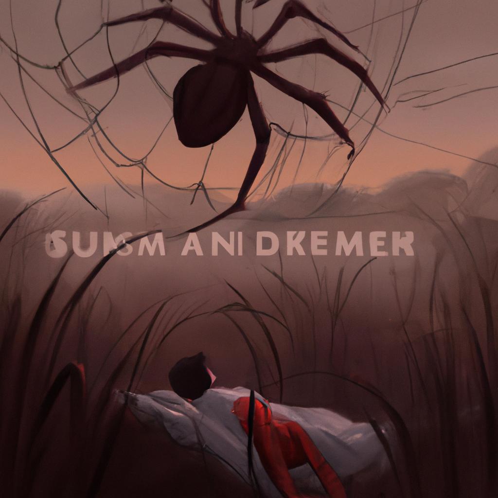 Imagem de capa do post Sonho com Aranha: O Que Significa? com um desenho digital