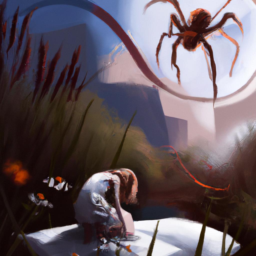 Imagem de capa do post "Descubra o Significado do Sonho com Aranha! 🕷️ com um desenho digital