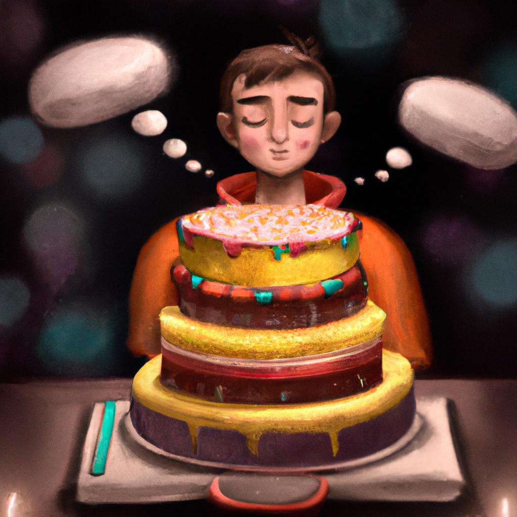 Imagem de capa do post Sonhos Revelam: O Significado do Bolo de Aniversário com um desenho digital