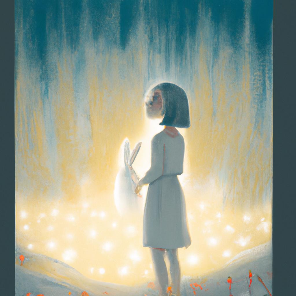 Imagem de capa do post "Descubra o Significado do Sonho com Coelho Branco!" com um desenho digital