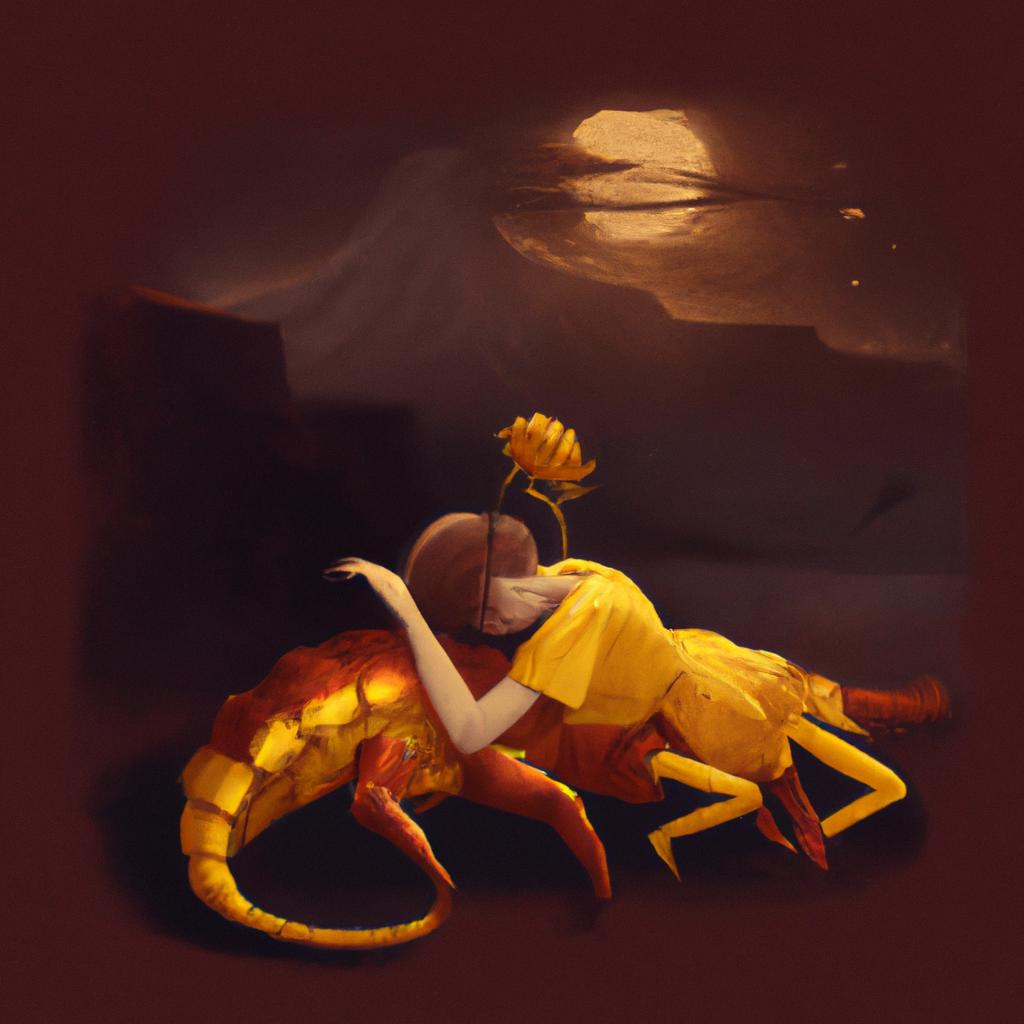 sonho com escorpiao amarelo2