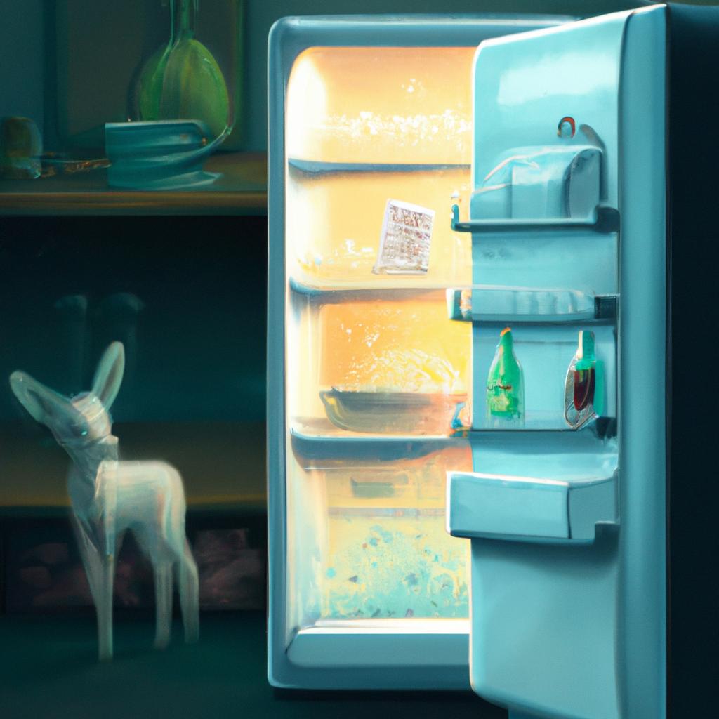 Imagem de capa do post Sonho com Geladeira: Descubra Seu Significado! com um desenho digital