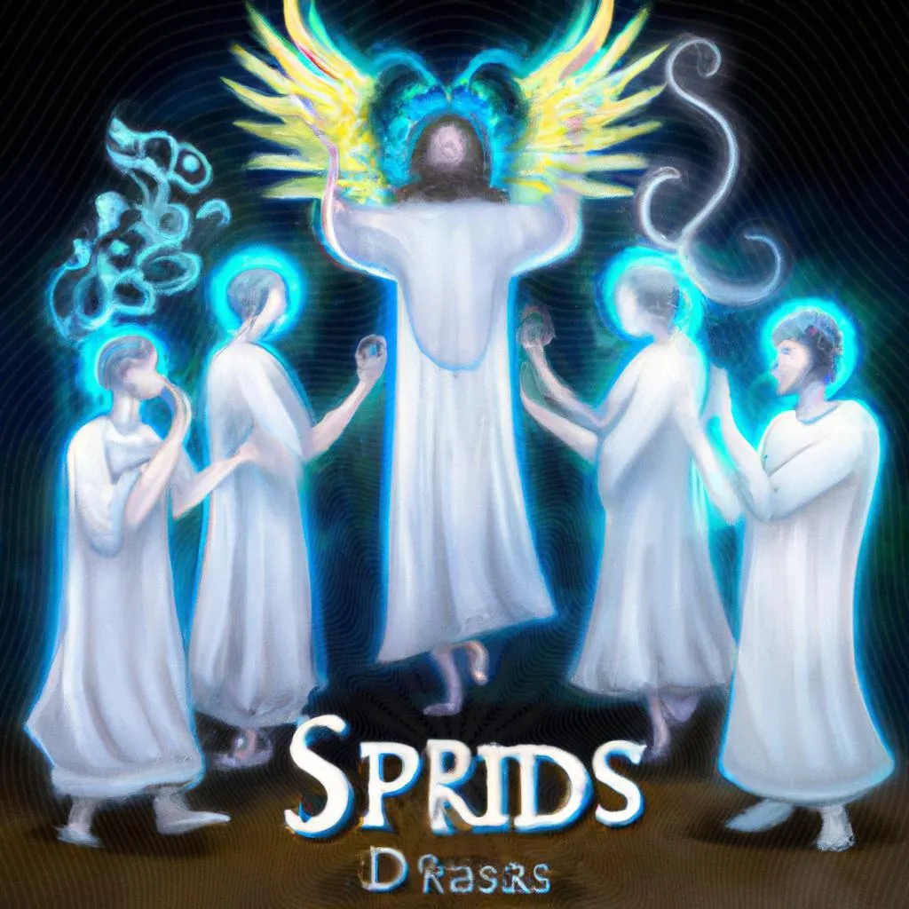  uma imagem gráfica sobre 7 espiritos de deus