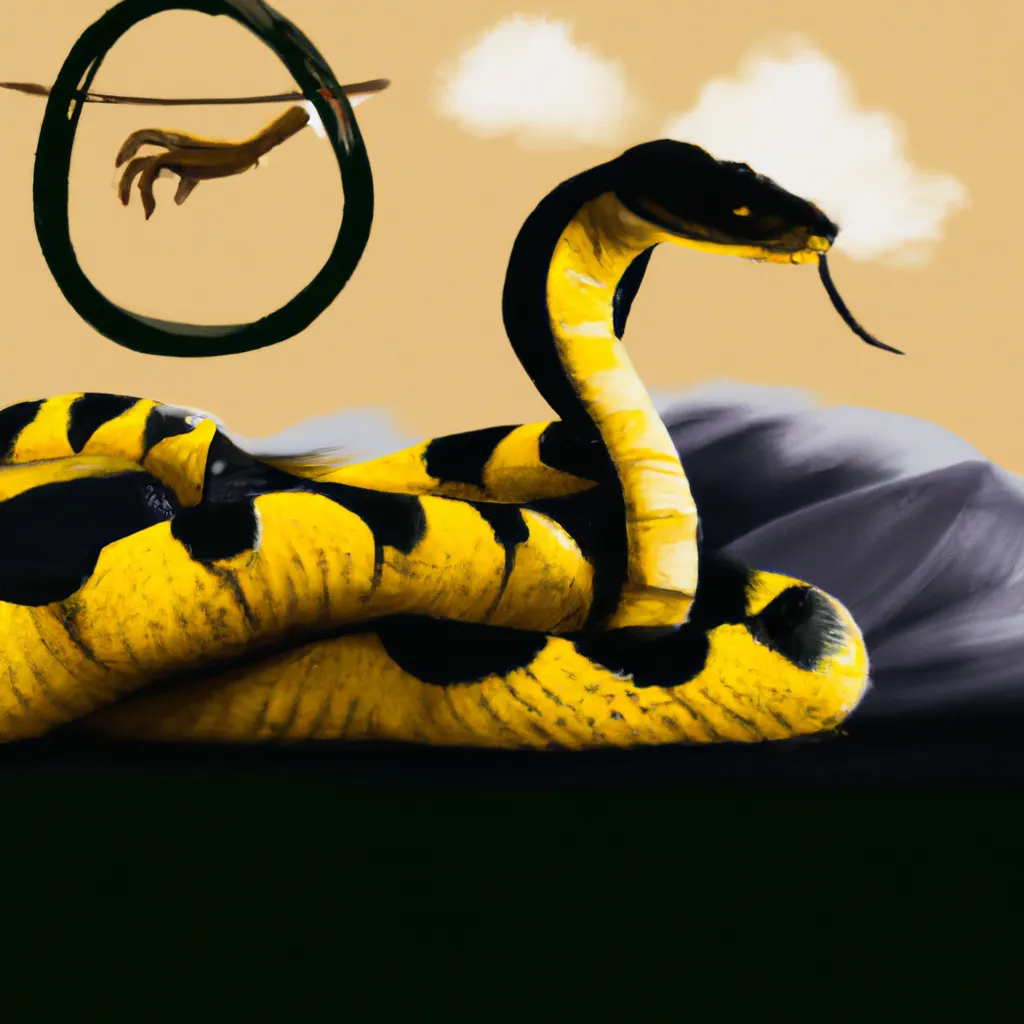 Dicas significado de sonhar com cobra amarela e preta