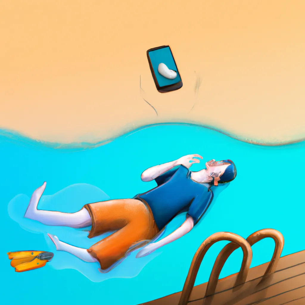 Dicas sonhar com celular caindo na piscina