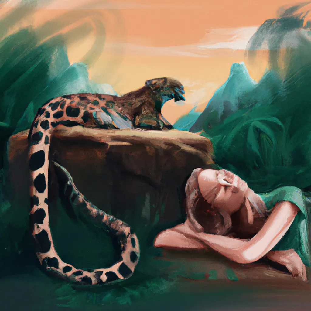 Dicas sonhar com cobra e onca